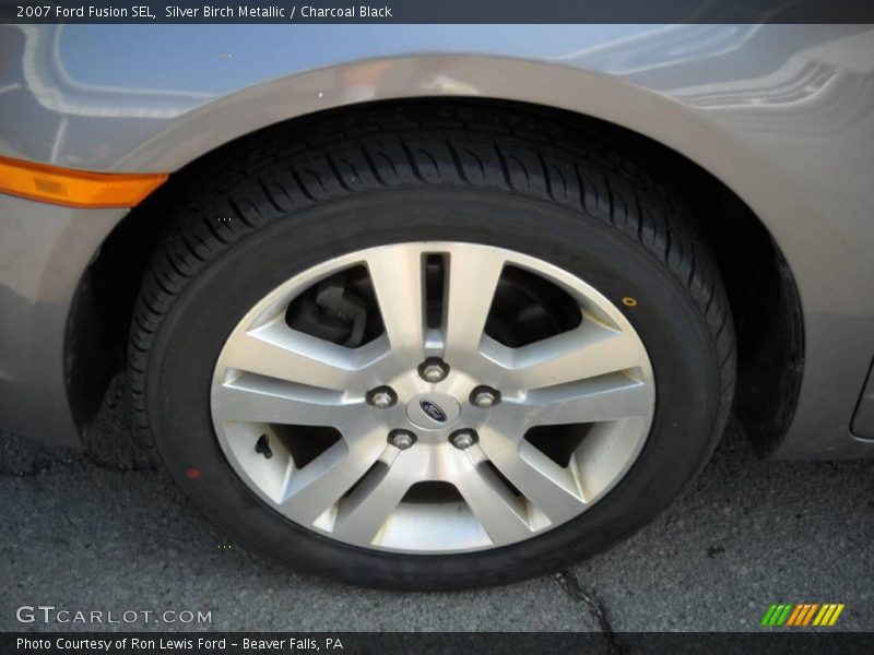 Silver Birch Metallic / Charcoal Black 2007 Ford Fusion SEL
