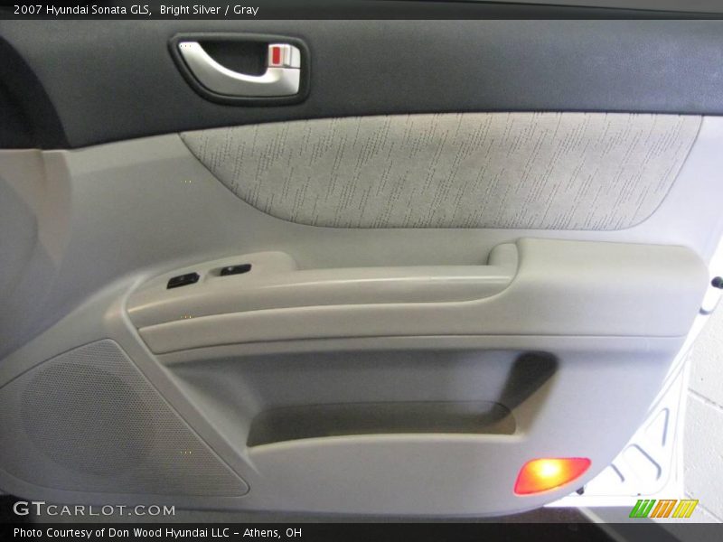Bright Silver / Gray 2007 Hyundai Sonata GLS