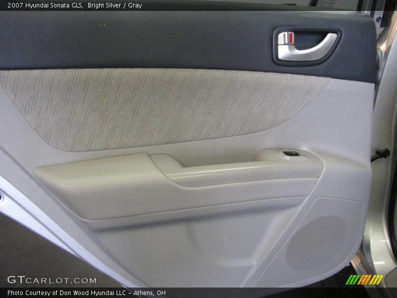 Bright Silver / Gray 2007 Hyundai Sonata GLS