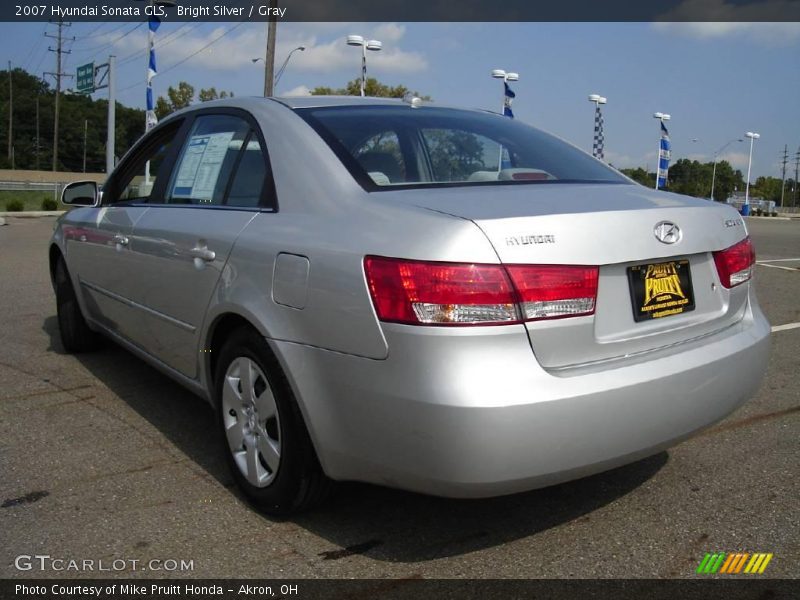 Bright Silver / Gray 2007 Hyundai Sonata GLS