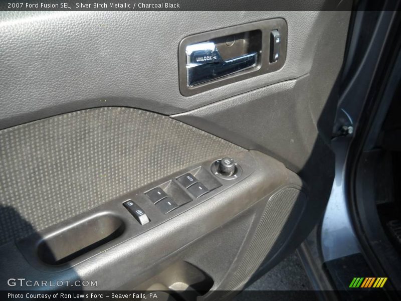 Silver Birch Metallic / Charcoal Black 2007 Ford Fusion SEL
