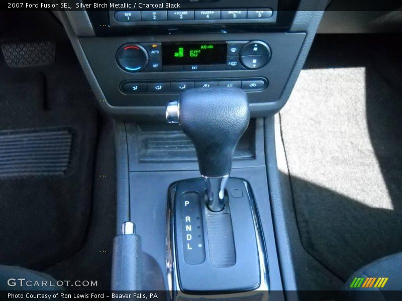 Silver Birch Metallic / Charcoal Black 2007 Ford Fusion SEL