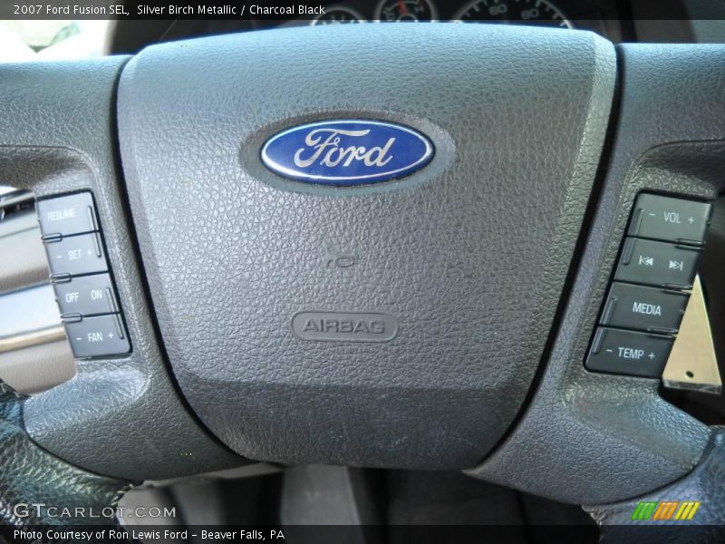 Silver Birch Metallic / Charcoal Black 2007 Ford Fusion SEL