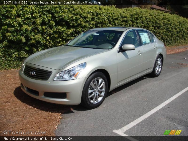 Serengeti Sand Metallic / Wheat Beige 2007 Infiniti G 35 Journey Sedan