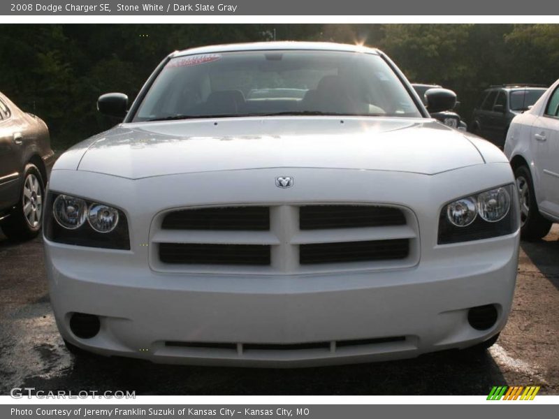 Stone White / Dark Slate Gray 2008 Dodge Charger SE