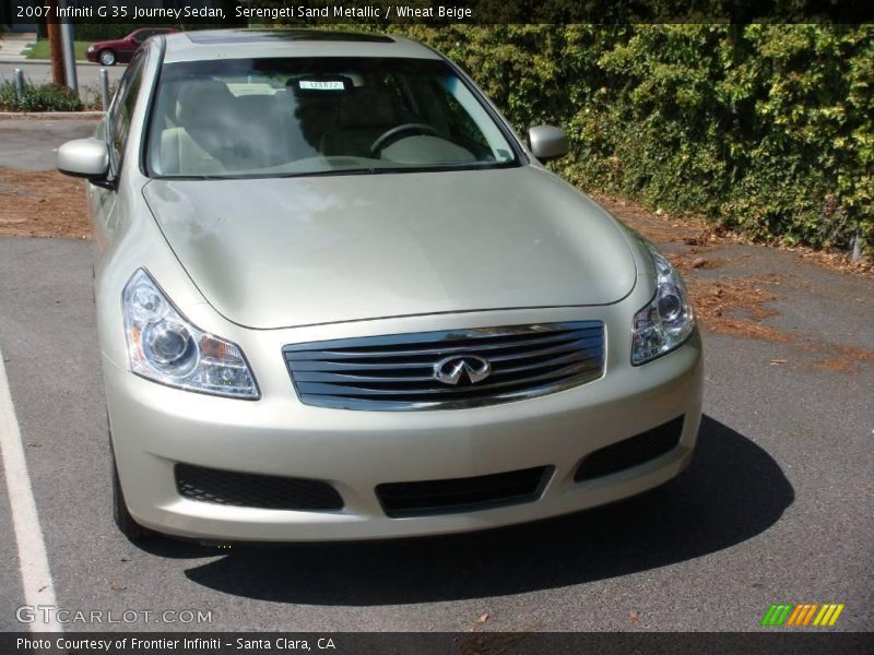 Serengeti Sand Metallic / Wheat Beige 2007 Infiniti G 35 Journey Sedan