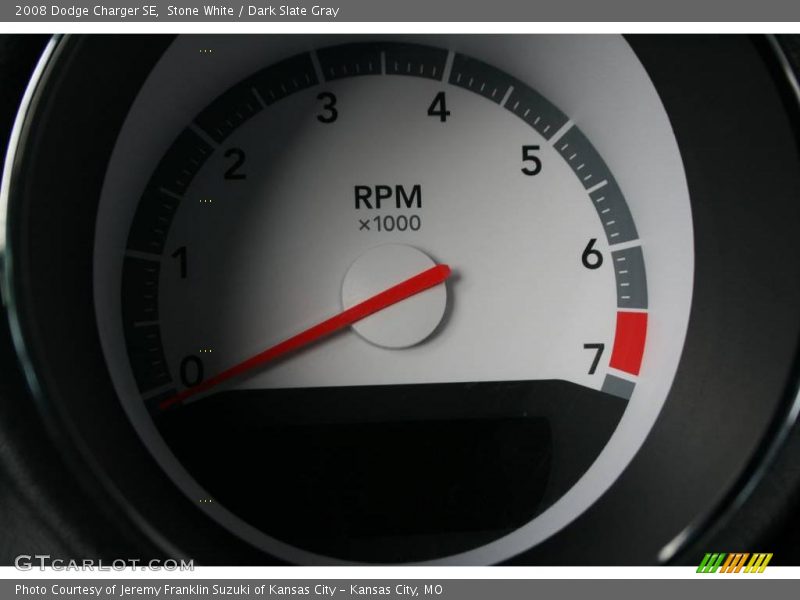 Stone White / Dark Slate Gray 2008 Dodge Charger SE