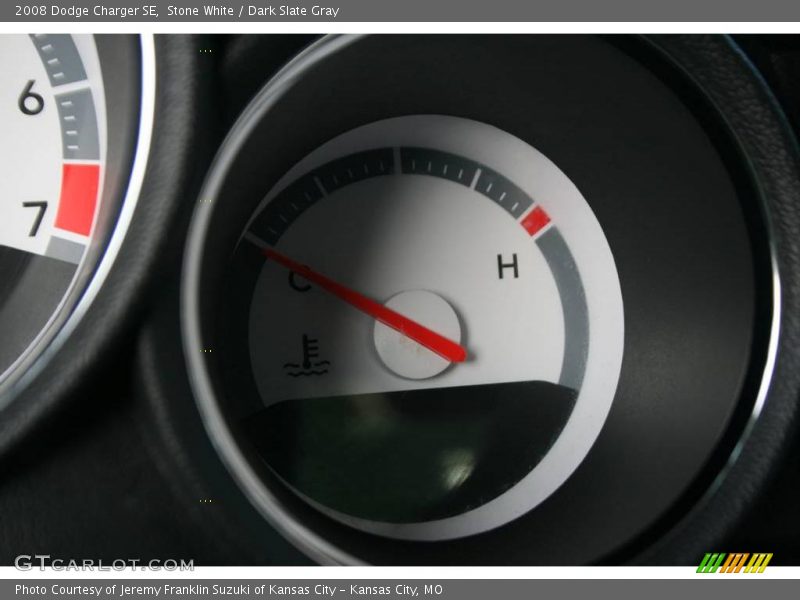 Stone White / Dark Slate Gray 2008 Dodge Charger SE