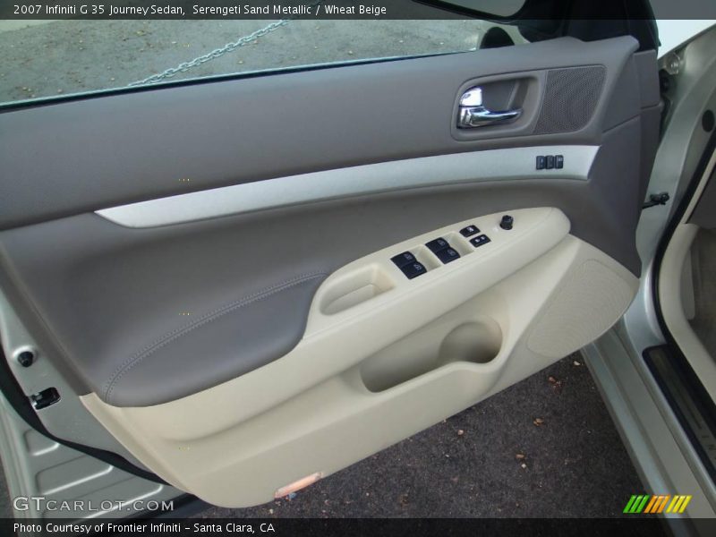 Serengeti Sand Metallic / Wheat Beige 2007 Infiniti G 35 Journey Sedan