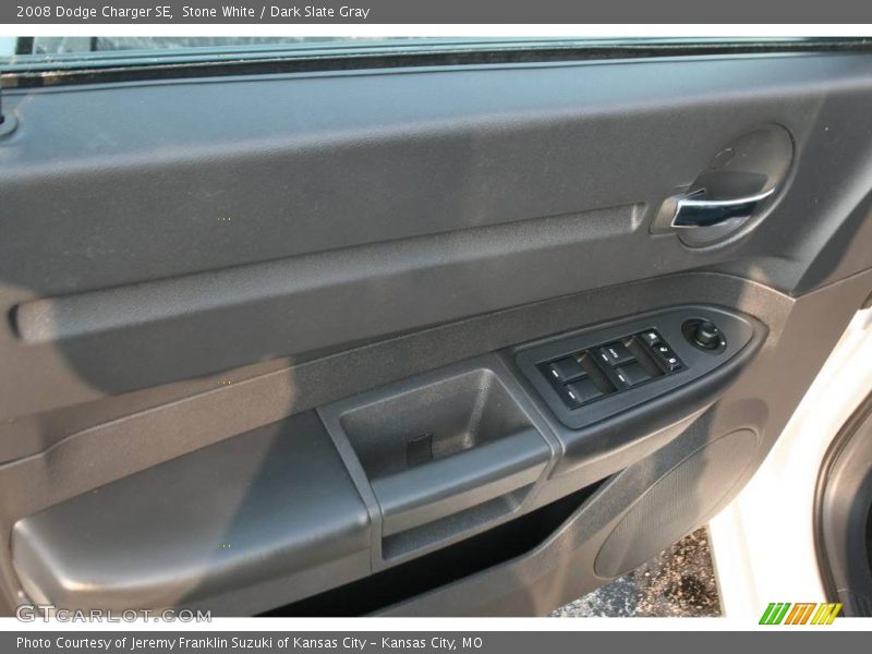 Stone White / Dark Slate Gray 2008 Dodge Charger SE