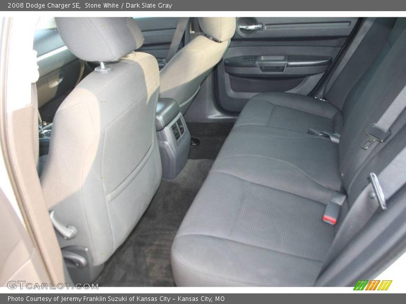 Stone White / Dark Slate Gray 2008 Dodge Charger SE