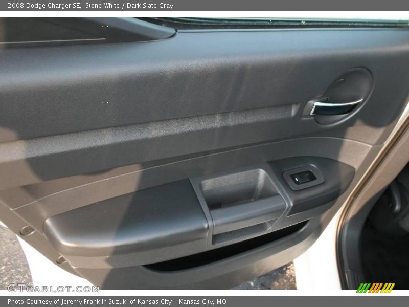 Stone White / Dark Slate Gray 2008 Dodge Charger SE