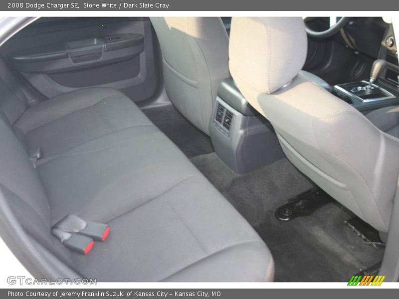 Stone White / Dark Slate Gray 2008 Dodge Charger SE