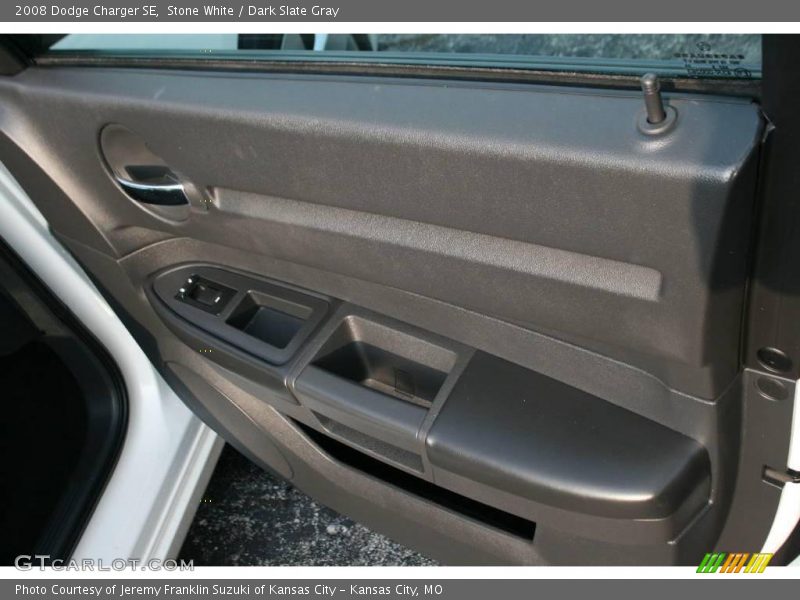 Stone White / Dark Slate Gray 2008 Dodge Charger SE