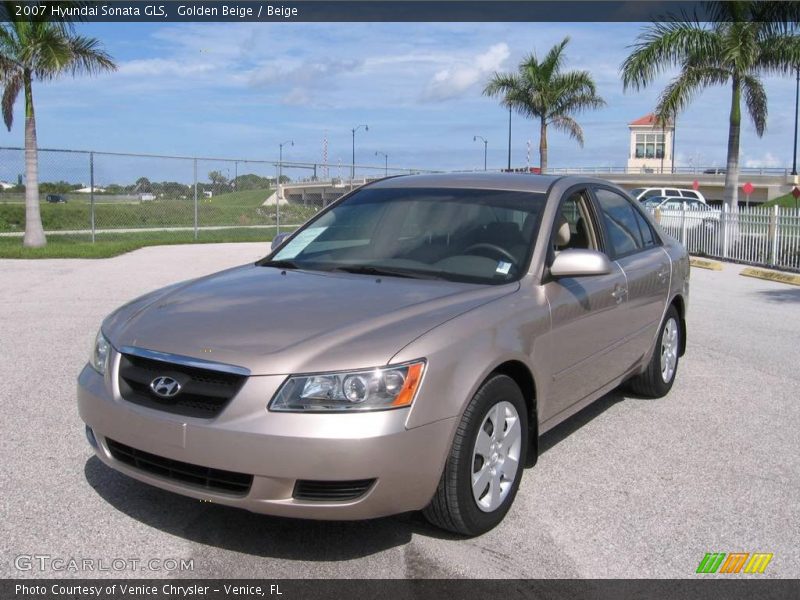 Golden Beige / Beige 2007 Hyundai Sonata GLS