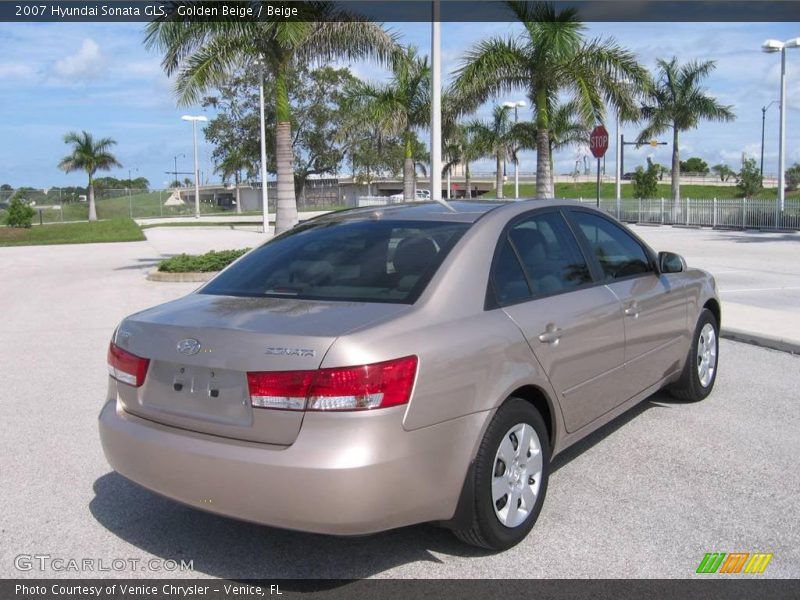 Golden Beige / Beige 2007 Hyundai Sonata GLS