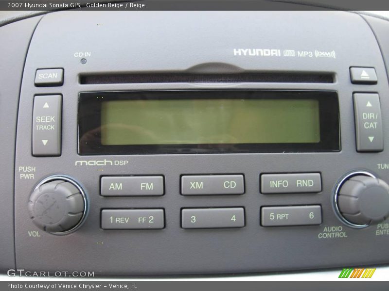 Golden Beige / Beige 2007 Hyundai Sonata GLS