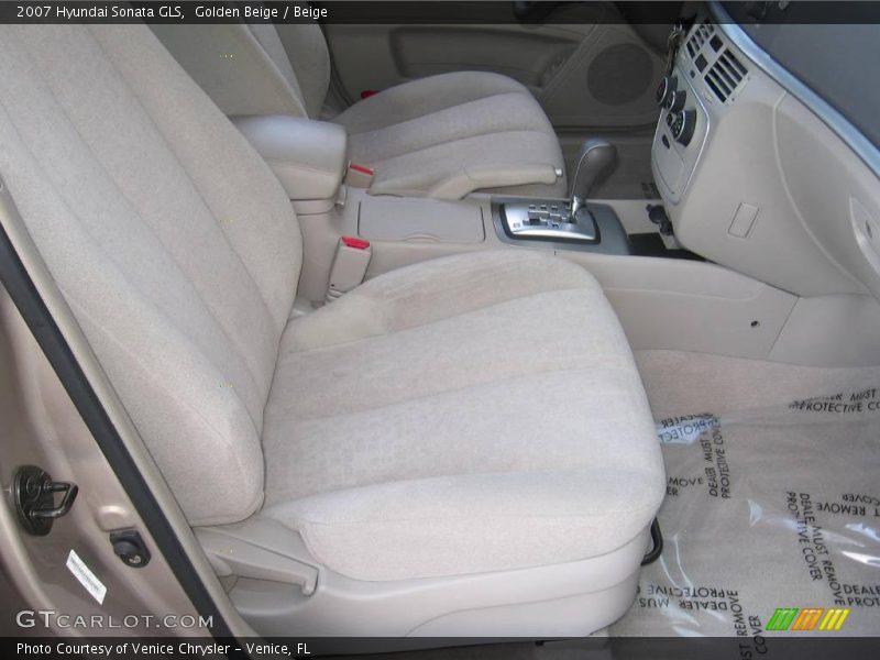 Golden Beige / Beige 2007 Hyundai Sonata GLS