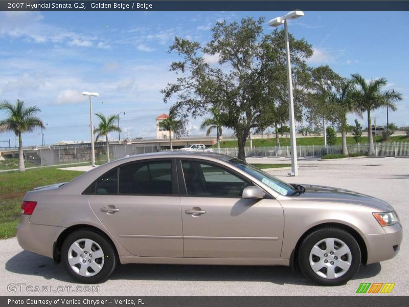 Golden Beige / Beige 2007 Hyundai Sonata GLS
