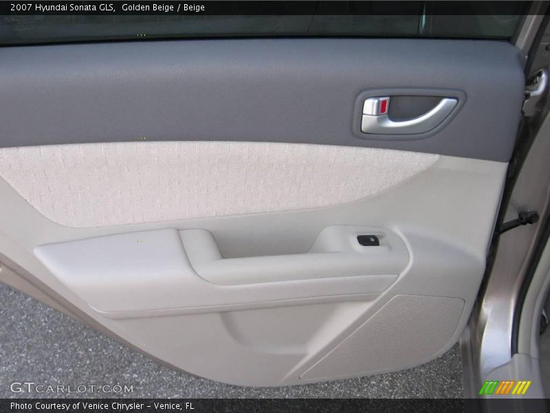 Golden Beige / Beige 2007 Hyundai Sonata GLS