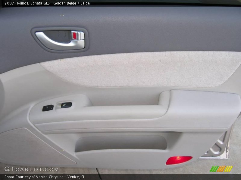 Golden Beige / Beige 2007 Hyundai Sonata GLS