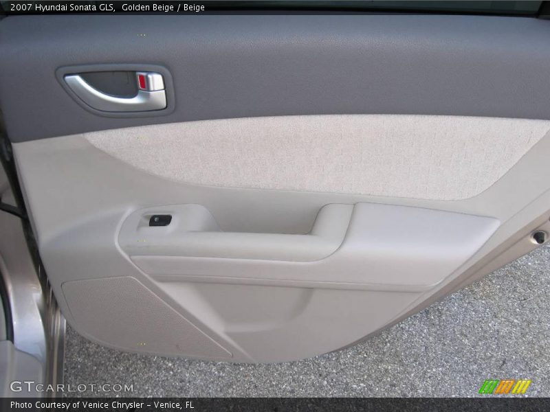 Golden Beige / Beige 2007 Hyundai Sonata GLS