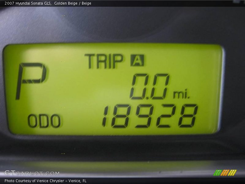Golden Beige / Beige 2007 Hyundai Sonata GLS