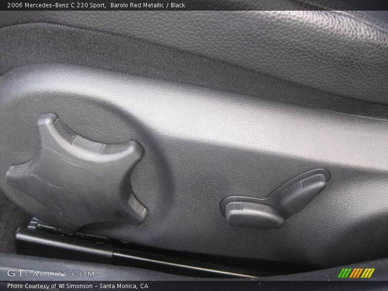 Barolo Red Metallic / Black 2006 Mercedes-Benz C 230 Sport
