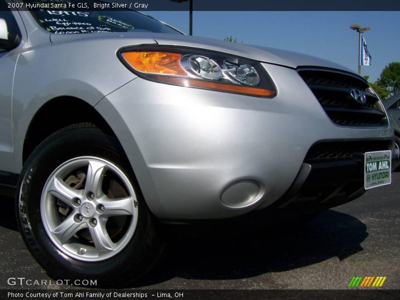 Bright Silver / Gray 2007 Hyundai Santa Fe GLS