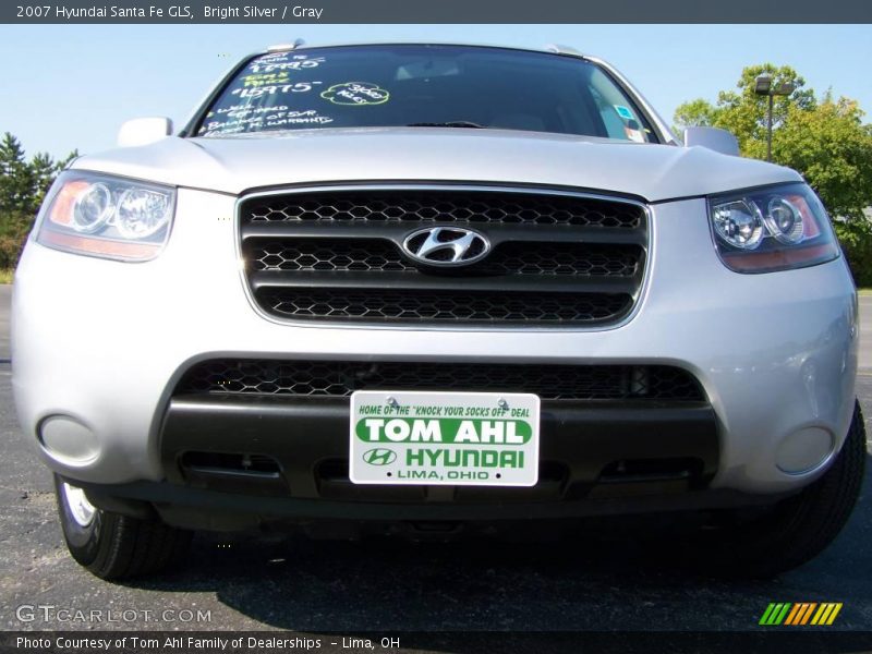 Bright Silver / Gray 2007 Hyundai Santa Fe GLS