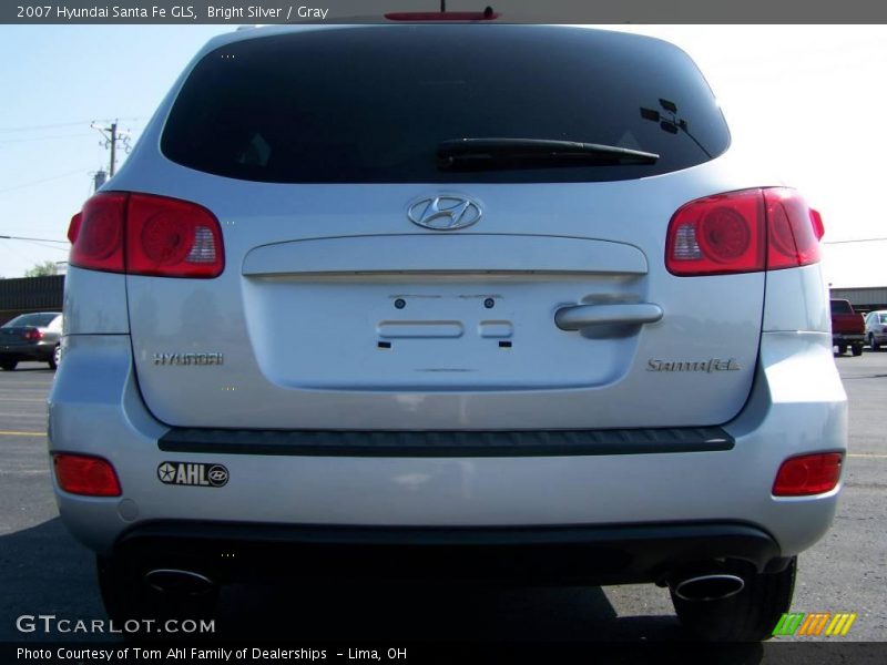Bright Silver / Gray 2007 Hyundai Santa Fe GLS