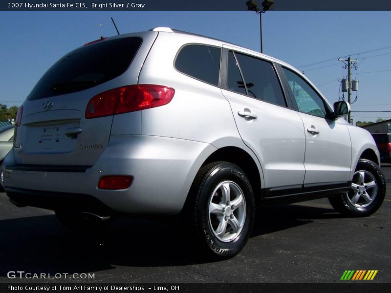 Bright Silver / Gray 2007 Hyundai Santa Fe GLS