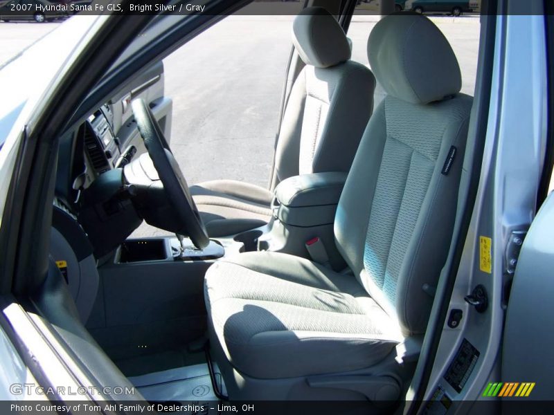 Bright Silver / Gray 2007 Hyundai Santa Fe GLS