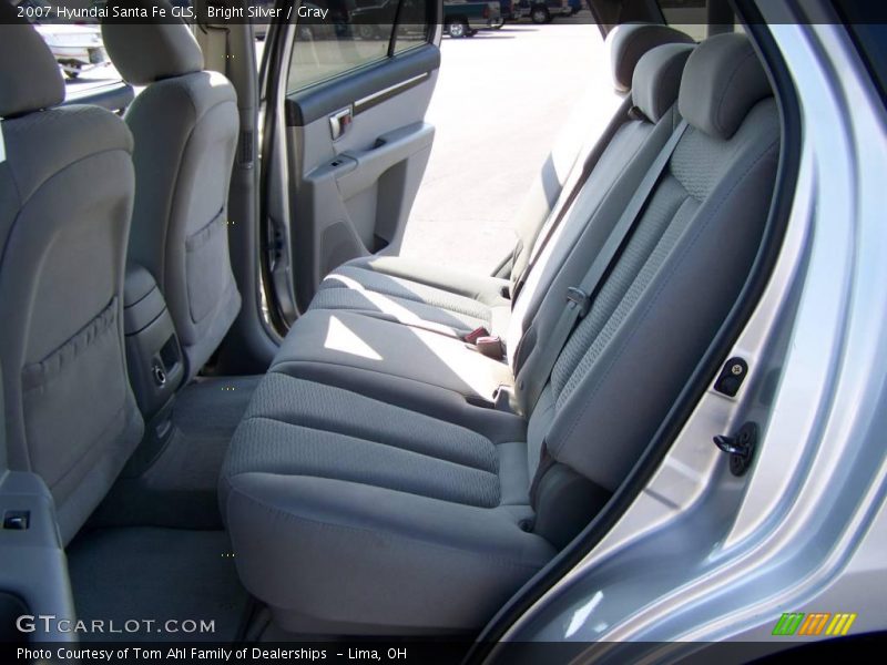 Bright Silver / Gray 2007 Hyundai Santa Fe GLS