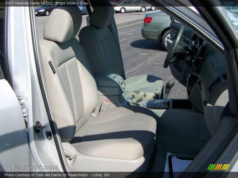 Bright Silver / Gray 2007 Hyundai Santa Fe GLS