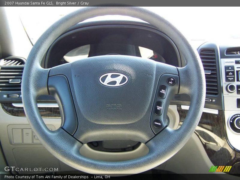 Bright Silver / Gray 2007 Hyundai Santa Fe GLS