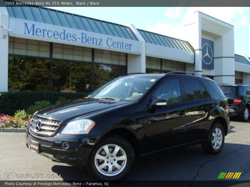 Black / Black 2007 Mercedes-Benz ML 350 4Matic