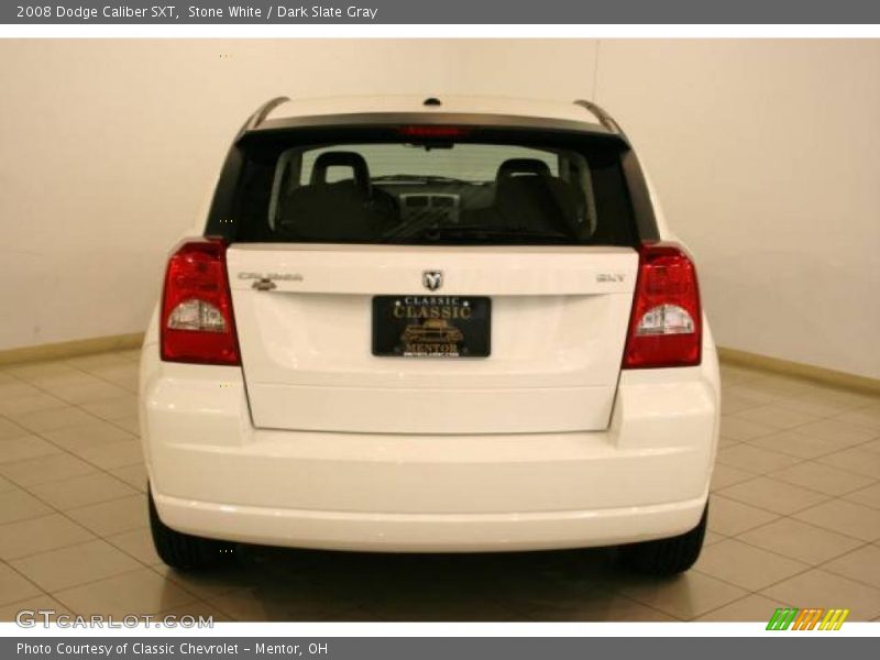 Stone White / Dark Slate Gray 2008 Dodge Caliber SXT