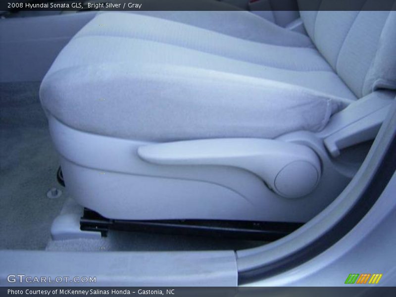Bright Silver / Gray 2008 Hyundai Sonata GLS