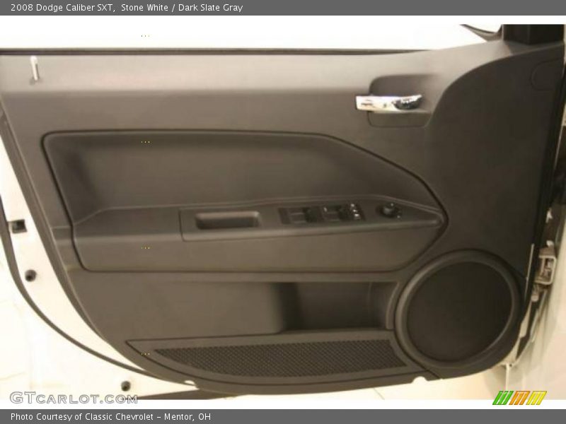 Stone White / Dark Slate Gray 2008 Dodge Caliber SXT