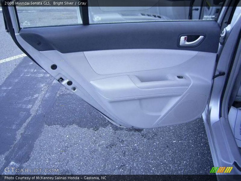 Bright Silver / Gray 2008 Hyundai Sonata GLS