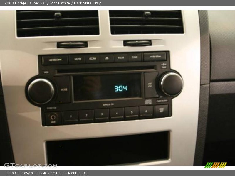 Stone White / Dark Slate Gray 2008 Dodge Caliber SXT
