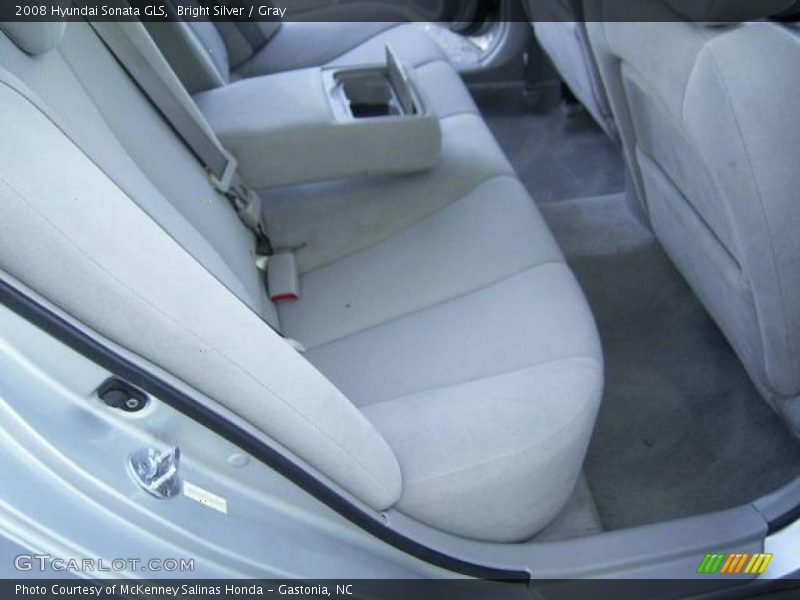 Bright Silver / Gray 2008 Hyundai Sonata GLS