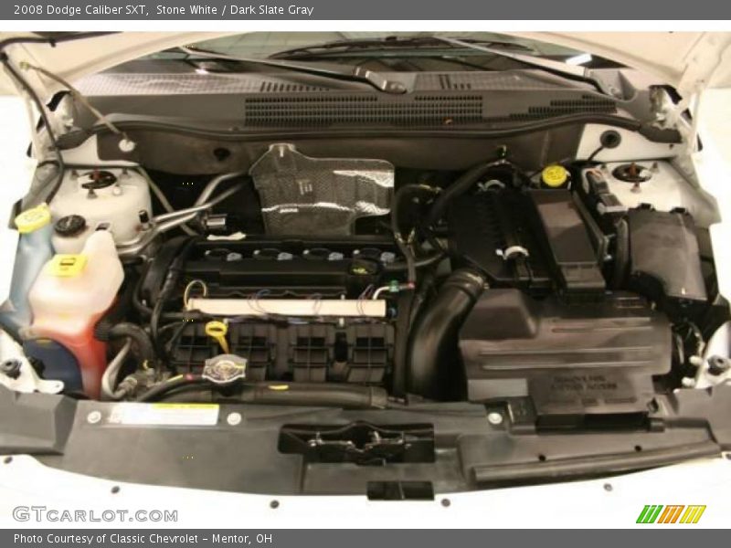 Stone White / Dark Slate Gray 2008 Dodge Caliber SXT
