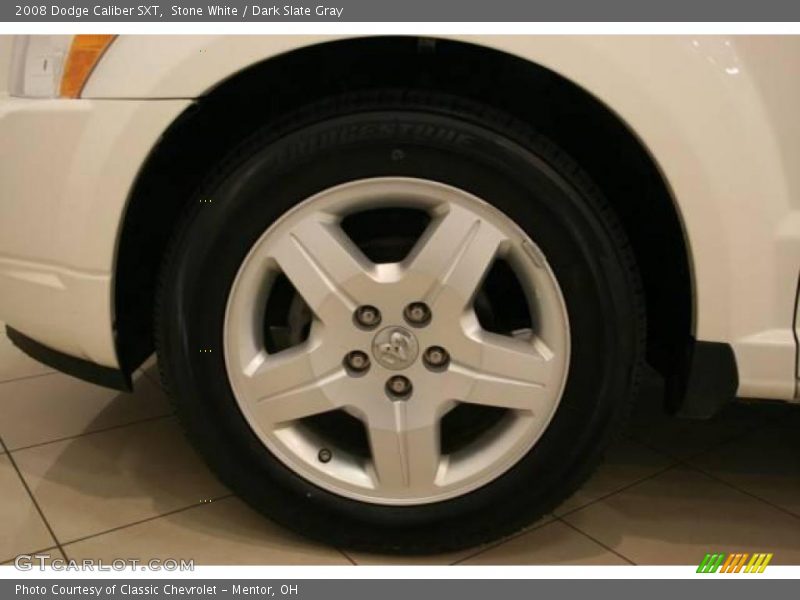 Stone White / Dark Slate Gray 2008 Dodge Caliber SXT
