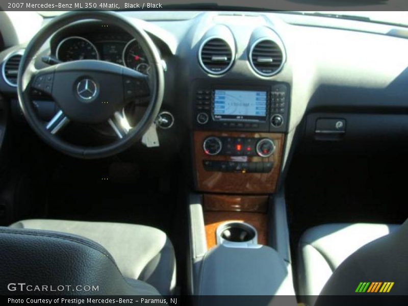 Black / Black 2007 Mercedes-Benz ML 350 4Matic