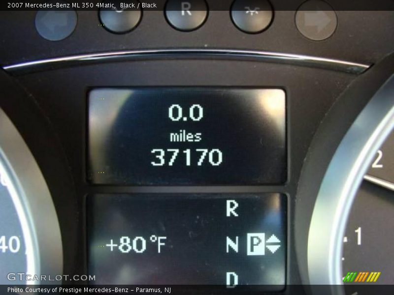 Black / Black 2007 Mercedes-Benz ML 350 4Matic