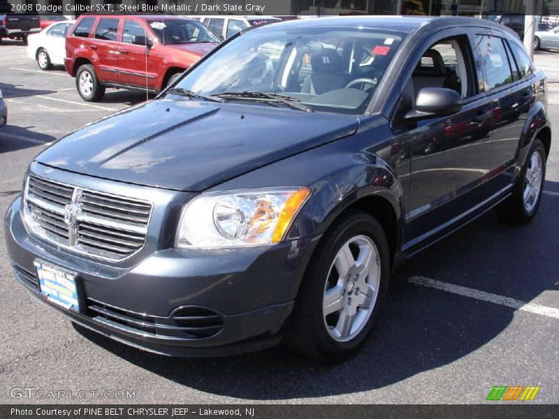 Steel Blue Metallic / Dark Slate Gray 2008 Dodge Caliber SXT