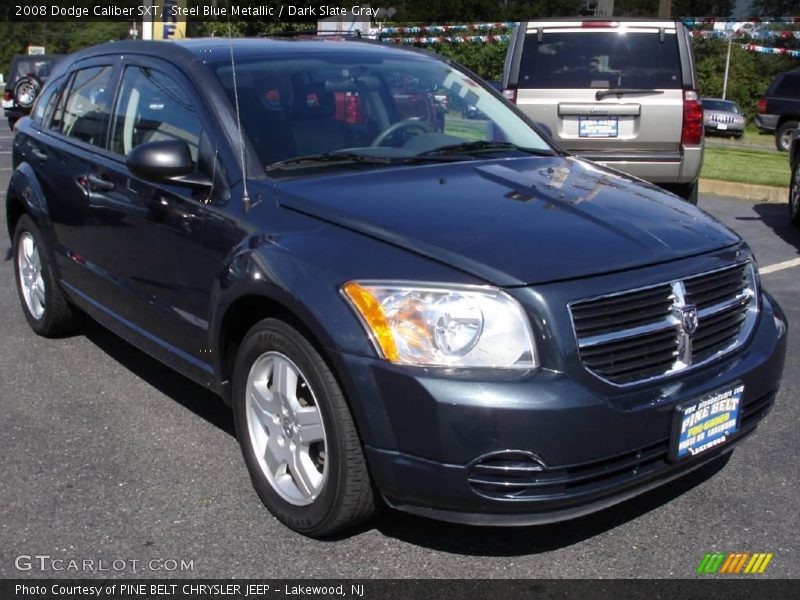 Steel Blue Metallic / Dark Slate Gray 2008 Dodge Caliber SXT