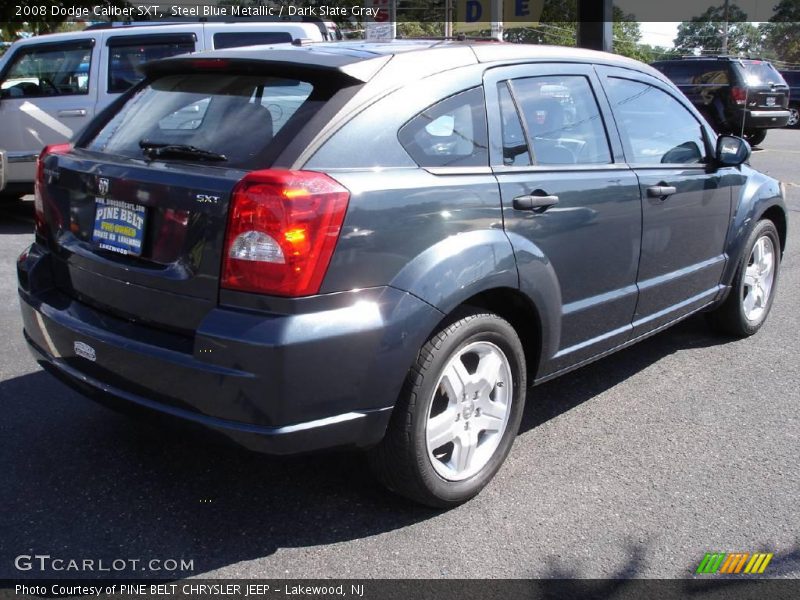 Steel Blue Metallic / Dark Slate Gray 2008 Dodge Caliber SXT